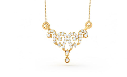 Moissanite Pendant Necklace | Non-Allergenic Bridal Jewelry