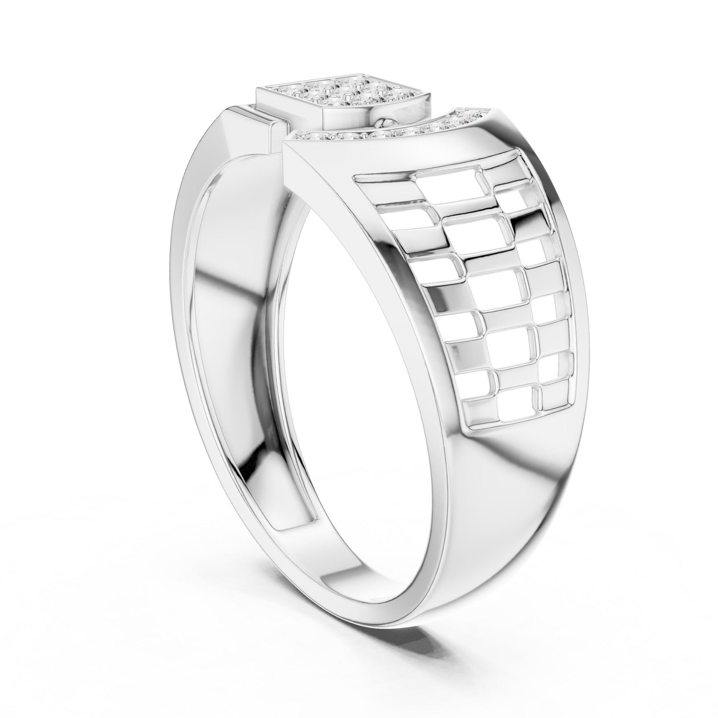Luxury CZ Wide Band Statement Ring for Women | Gold, Rose Gold & Silver | Sizes 5–11 | Engagement Gift