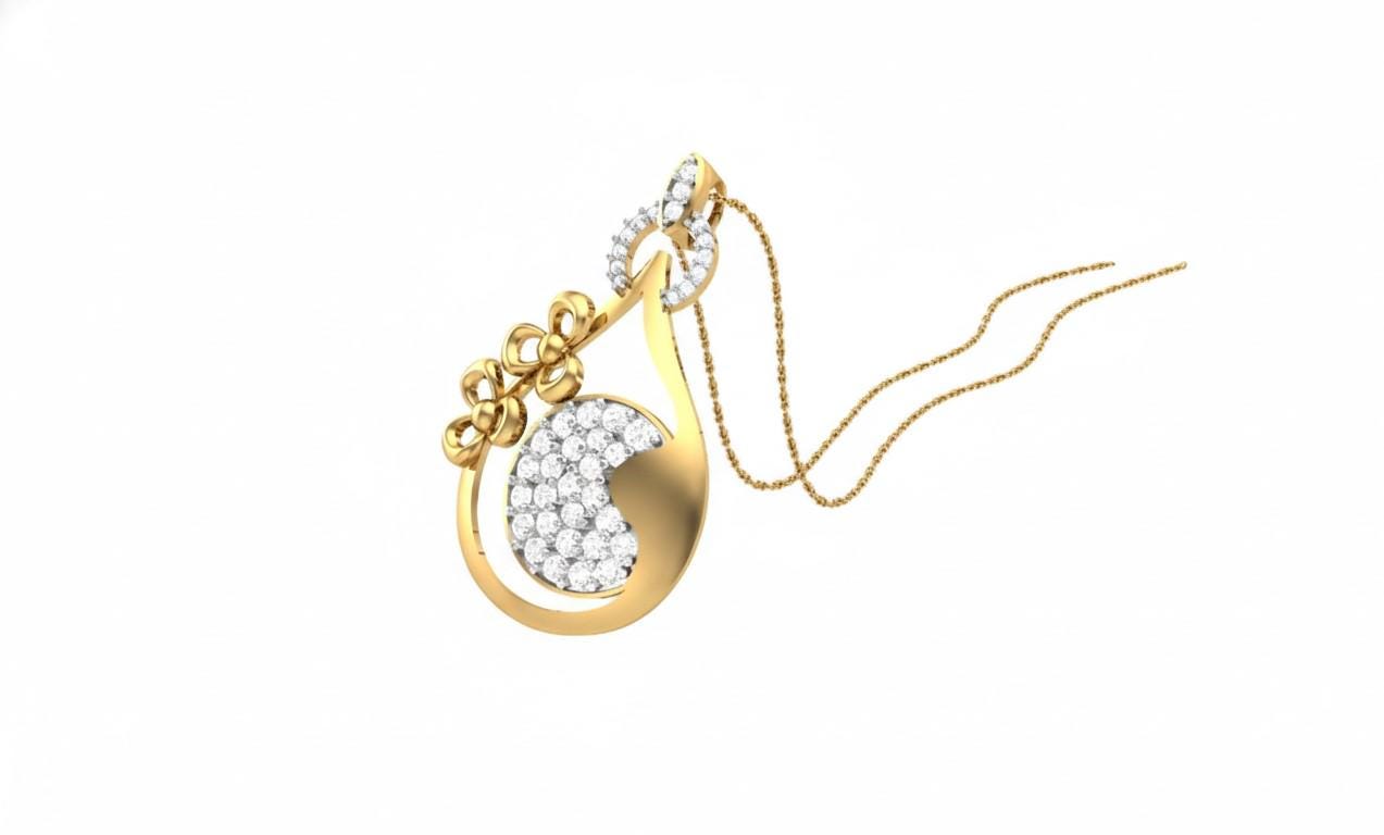 Moissanite Teardrop Jewelry Set for Women | Necklace, Earrings & Ring | Gold, Rose Gold & Silver | Bridal & Valentine Gift