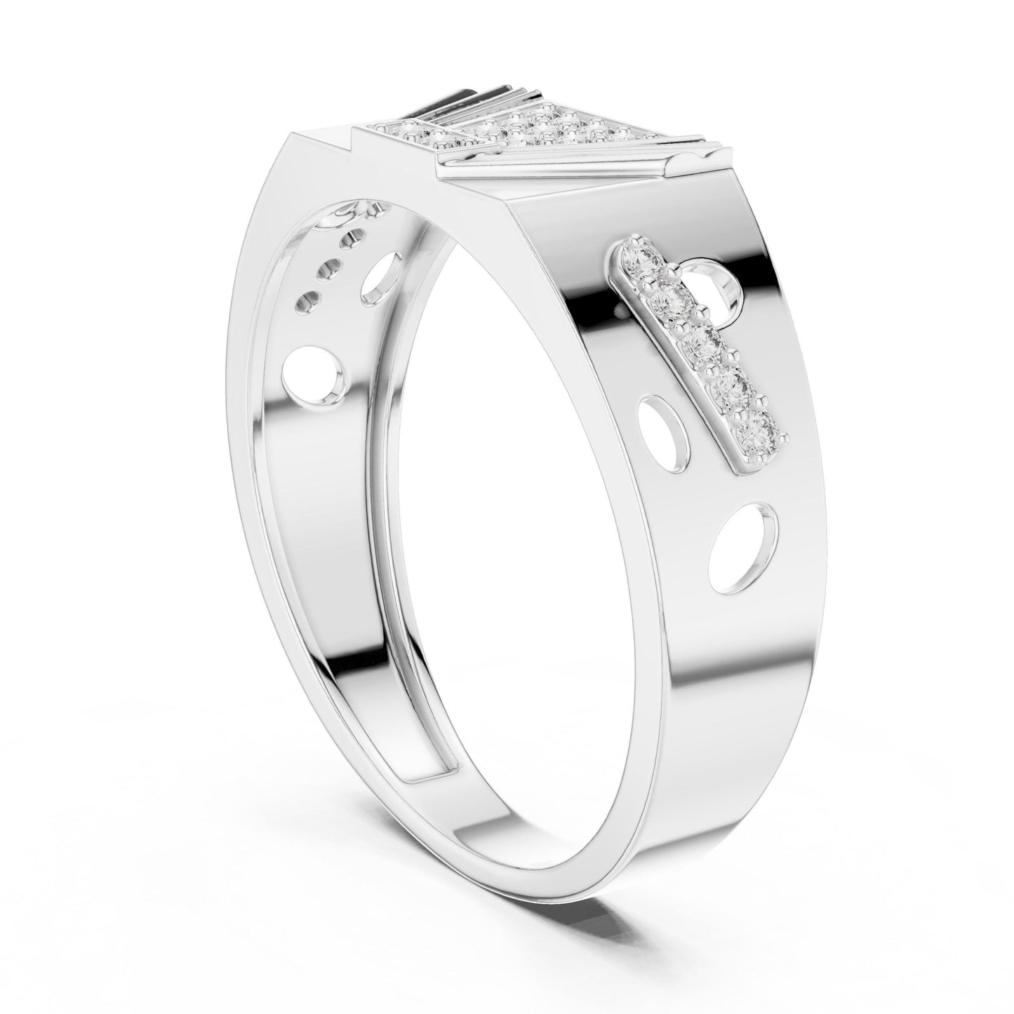 Riora luxury moissanite diamond statement ring for women, gold engagement band with bridal jewelry design, perfect for weddings and parties.