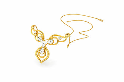 Riora rose gold moissanite butterfly necklace with elegant pendant, minimalist bridal jewelry for women, luxurious gift.