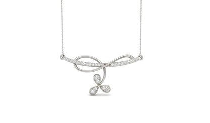 Riora gold rose gold butterfly necklace with dainty moissanite pendant, minimal jewelry design for women
