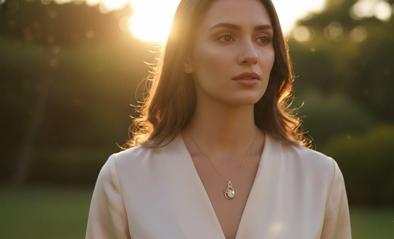 Moissanite Teardrop Jewelry Set for Women | Necklace, Earrings & Ring | Gold, Rose Gold & Silver | Bridal & Valentine Gift