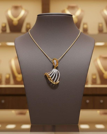 Pendant Necklace | Hypoallergenic Diamond Alternative, Bridal Jewelry