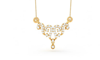 Moissanite Pendant Necklace | Non-Allergenic Bridal Jewelry
