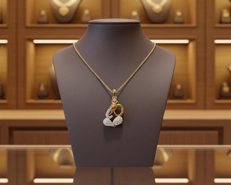 Moissanite Heart Pendant Necklace | Hypoallergenic | Gold, Rose Gold, Silver