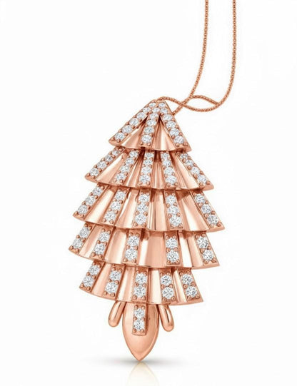 Moissanite Tree of Life Pendant Necklace | Hypoallergenic Symbolic Jewelry | Gold, Rose Gold, Silver
