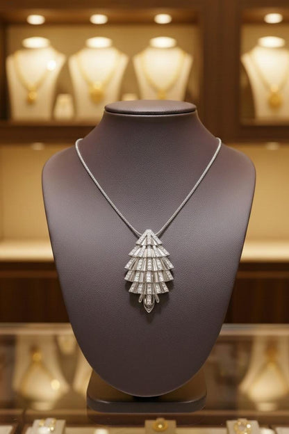 Moissanite Tree of Life Pendant Necklace | Hypoallergenic Symbolic Jewelry | Gold, Rose Gold, Silver