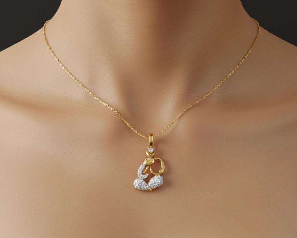 Moissanite Heart Pendant Necklace | Hypoallergenic | Gold, Rose Gold, Silver