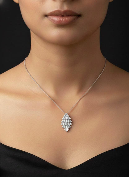 Moissanite Tree of Life Pendant Necklace | Hypoallergenic Symbolic Jewelry | Gold, Rose Gold, Silver