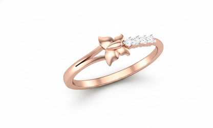 Floral Moissanite Ring for Women | Hypoallergenic Promise Ring