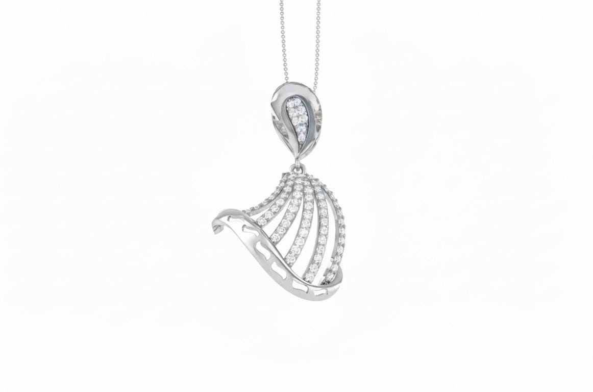 Pendant Necklace | Hypoallergenic Diamond Alternative, Bridal Jewelry