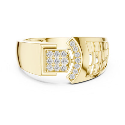 Luxury CZ Wide Band Statement Ring for Women | Gold, Rose Gold & Silver | Sizes 5–11 | Engagement Gift