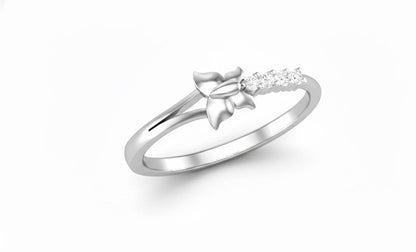 Floral Moissanite Ring for Women | Hypoallergenic Promise Ring