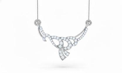 Moissanite Pendant Necklace | Non-Allergenic, Adjustable 22 Inch Chain