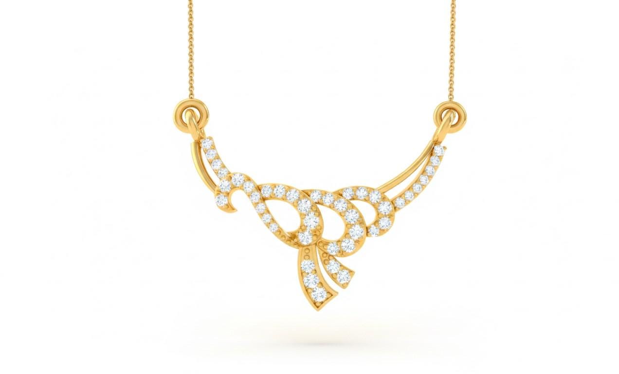 Moissanite Pendant Necklace | Non-Allergenic, Adjustable 22 Inch Chain