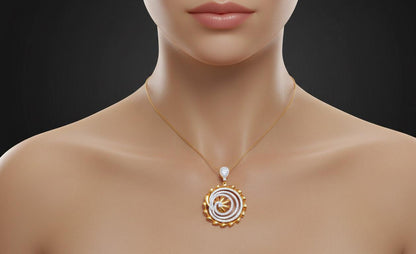 Moissanite Spiral Pendant Necklace, Gold Rose Gold Silver, Hypoallergenic Statement  Gift for Her Valentine