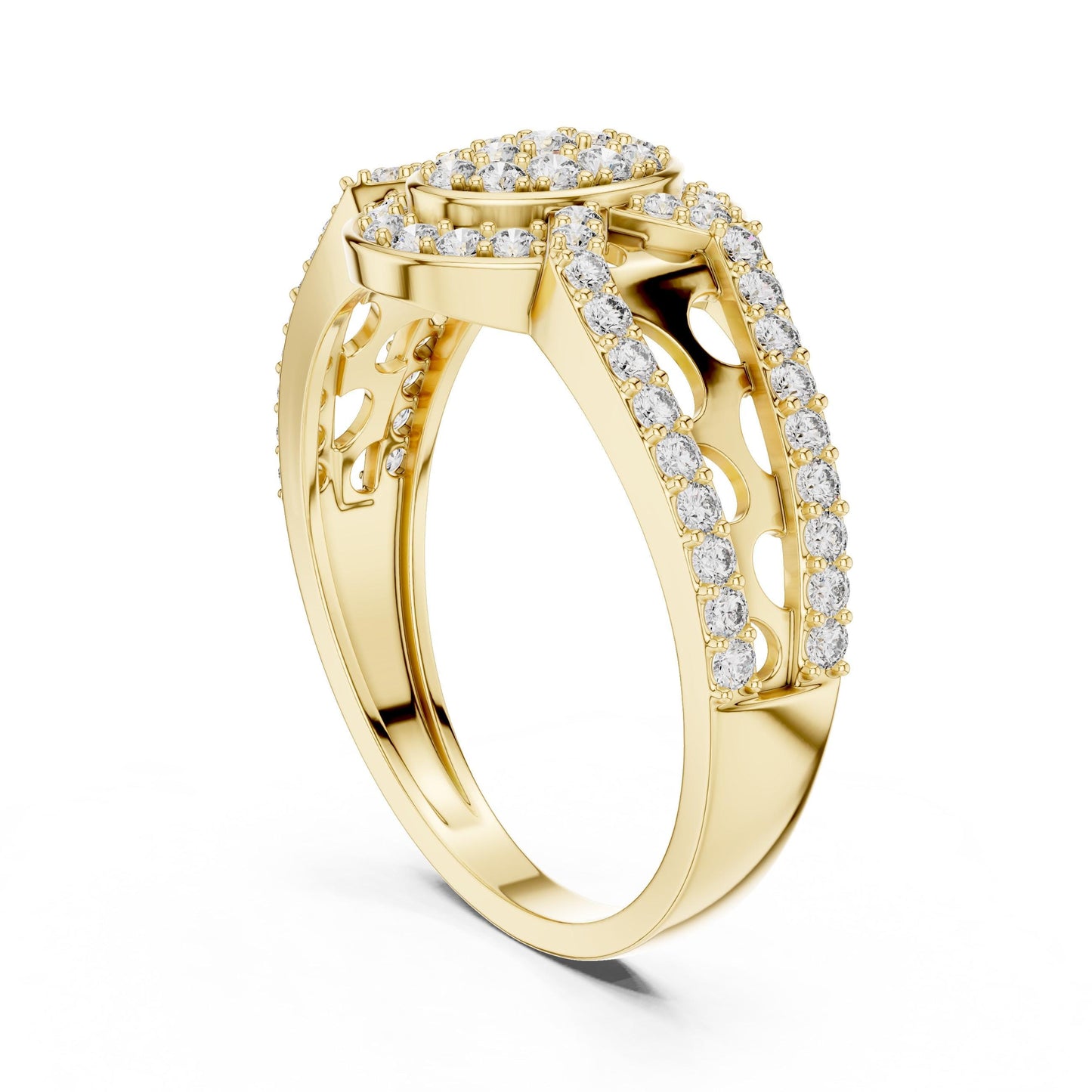 Oval Halo CZ Ring | 925 Hypoallergenic Engagement Ring for Women | Gold, Rose Gold & Silver