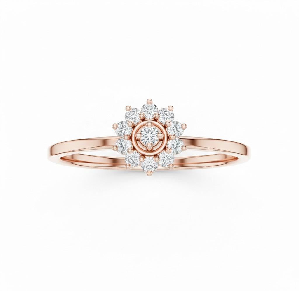 Riora moissanite diamond engagement ring with oval cut solitaire, featuring a delicate band and elegant bridal design.