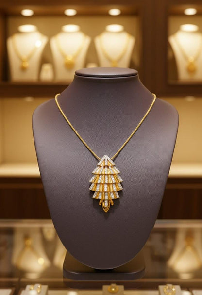 Moissanite Tree of Life Pendant Necklace | Hypoallergenic Symbolic Jewelry | Gold, Rose Gold, Silver