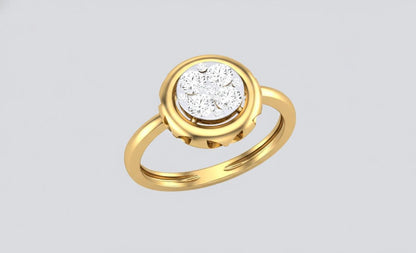 Moissanite Halo Ring for Women | Gold, Rose Gold & Silver | Sizes 5–11 | Engagement, Promise & Anniversary Gift