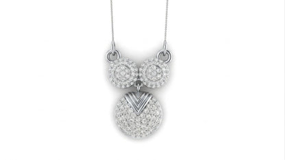 Riora rose gold moissanite circle pendant necklace with elegant bridal design, perfect for gift or statement jewelry.