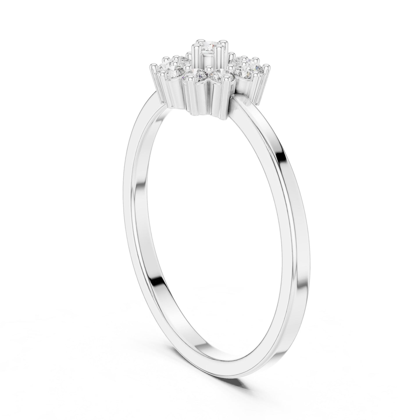Riora Moissanite oval cut engagement ring with solitaire design, featuring a sparkling diamond substitute on a silver band.