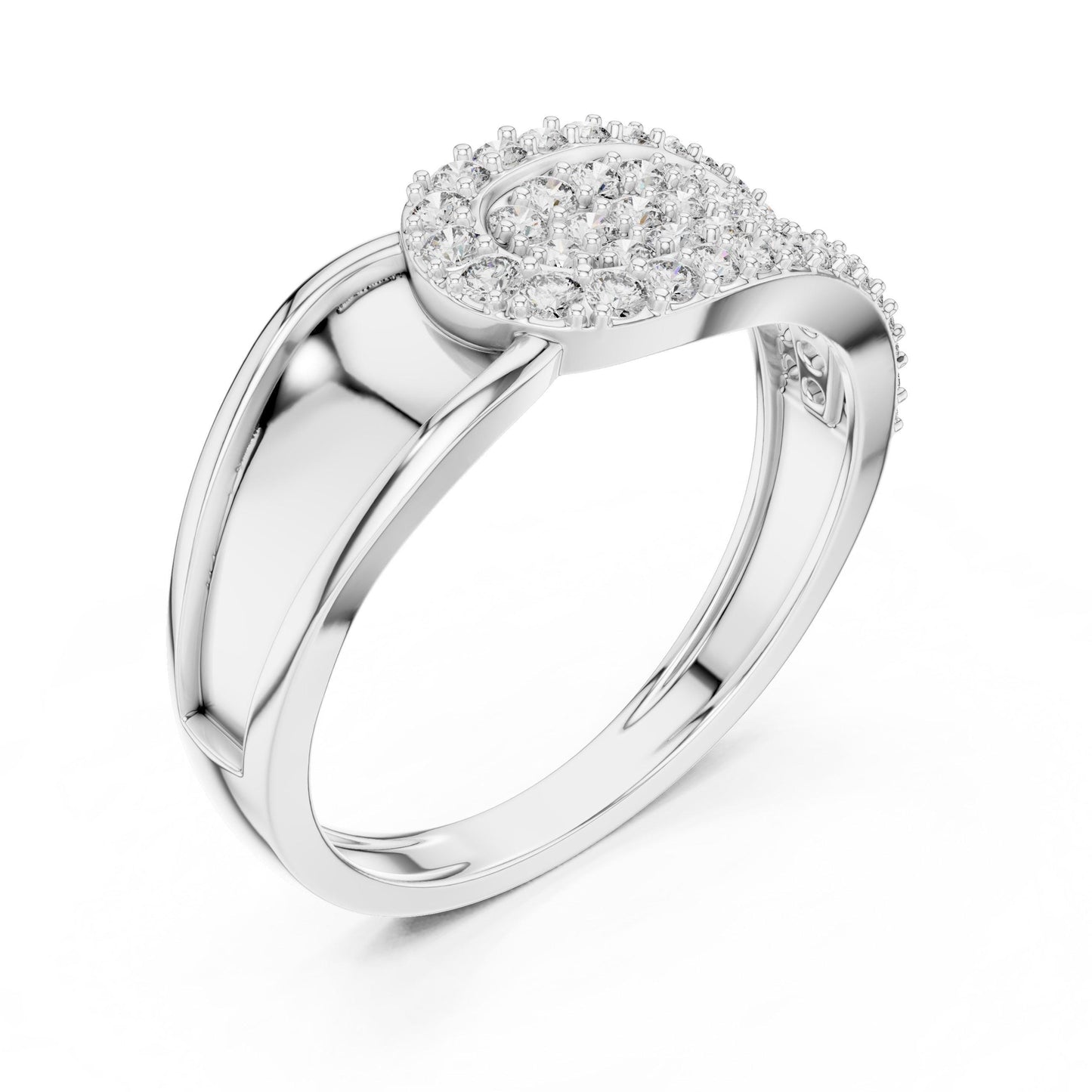 Luxury CZ Statement Ring | Gold, Rose Gold & Silver | Bridal, Anniversary & Everyday Jewelry