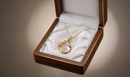 Moissanite Teardrop Jewelry Set for Women | Necklace, Earrings & Ring | Gold, Rose Gold & Silver | Bridal & Valentine Gift