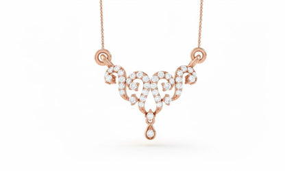 Moissanite Pendant Necklace | Non-Allergenic Bridal Jewelry