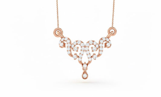 Moissanite Pendant Necklace | Non-Allergenic Bridal Jewelry
