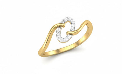 Infinity Moissanite Ring for Women | Hypoallergenic Heart Ring Gift