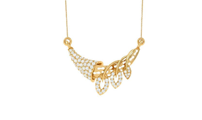 Riora luxury rose silver horn pendant necklace featuring a minimalist boho design, dainty jewelry for women.