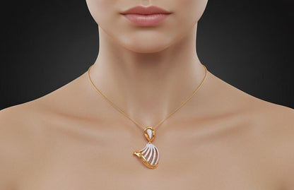 Pendant Necklace | Hypoallergenic Diamond Alternative, Bridal Jewelry
