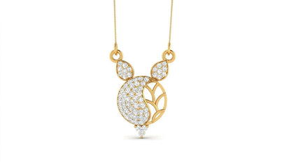 Riora Moissanite owl necklace with gold, rose, and silver pendant on an adjustable chain, featuring a detailed animal jewelry design.