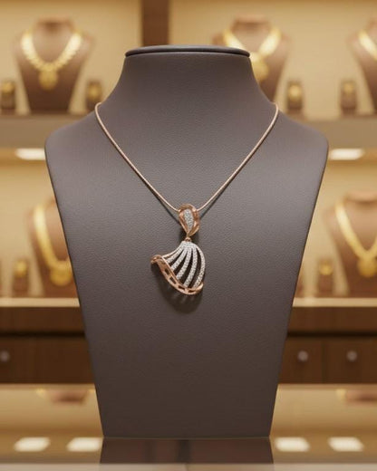 Pendant Necklace | Hypoallergenic Diamond Alternative, Bridal Jewelry