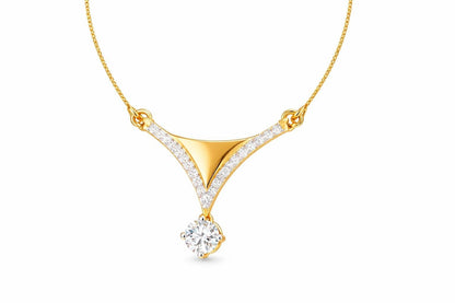 Riora moissanite diamond necklace and earrings set featuring a rose pendant, minimalist and luxurious bridal jewelry for women.