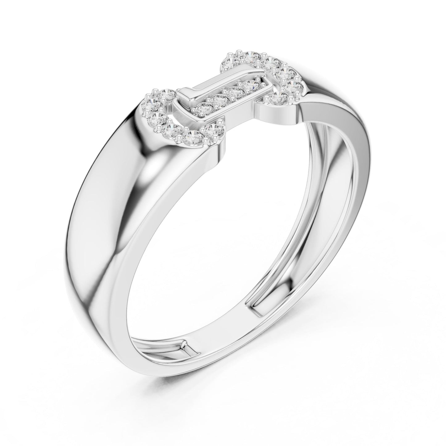 Riora luxury moissanite diamond rose gold stacking wedding band with minimalist dainty design, perfect for anniversary jewelry.