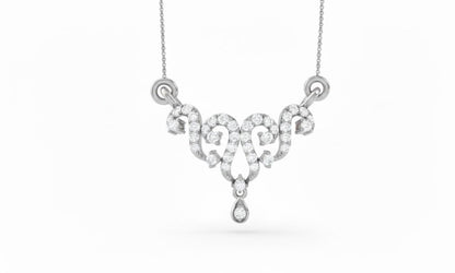 Moissanite Pendant Necklace | Non-Allergenic Bridal Jewelry