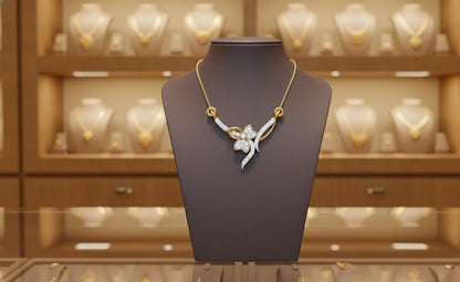 Moissanite Butterfly Pendant Necklace for Women | Gold, Rose Gold & Silver | 22" Adjustable Chain | Valentine & Anniversary Gift