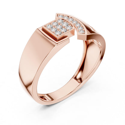 Luxury CZ Wide Band Statement Ring for Women | Gold, Rose Gold & Silver | Sizes 5–11 | Engagement Gift