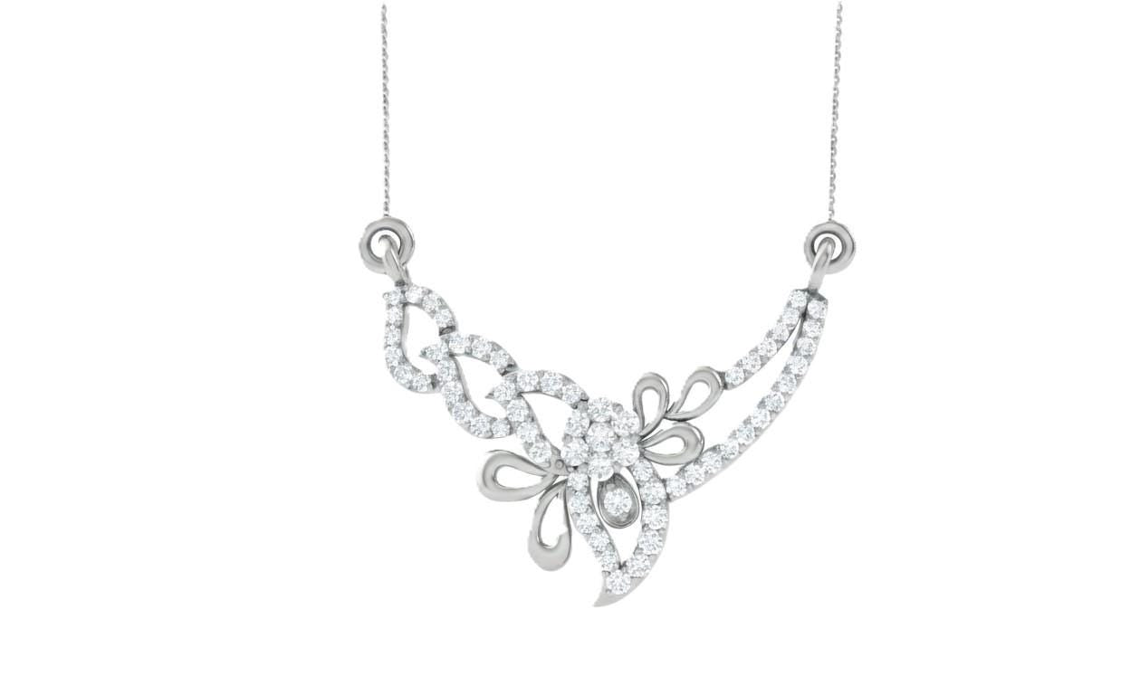 Riora elegant moissanite diamond butterfly necklace in gold rose with dainty pendant, perfect bridal jewelry gift for women