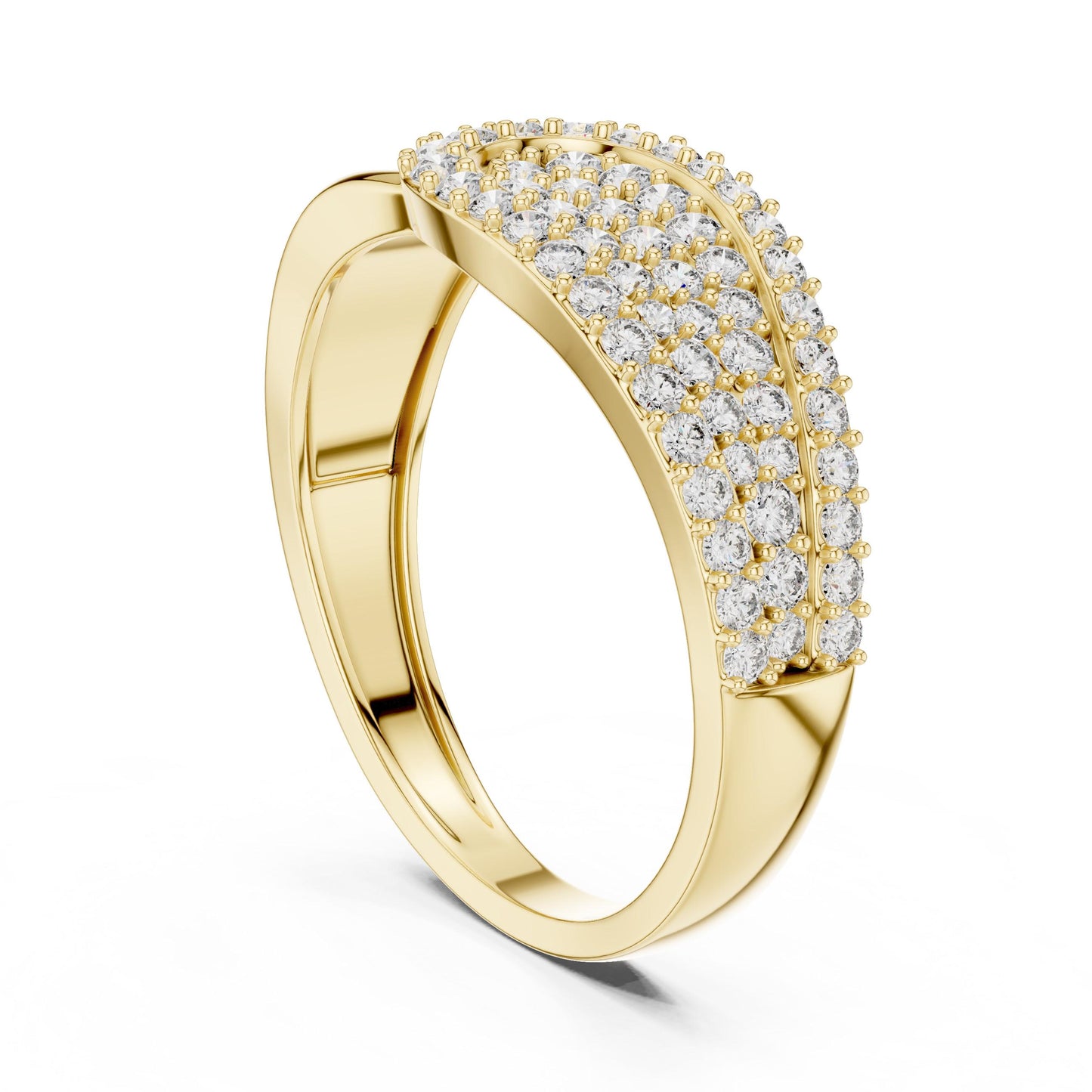 Luxury CZ Statement Ring | Gold, Rose Gold & Silver | Bridal, Anniversary & Everyday Jewelry
