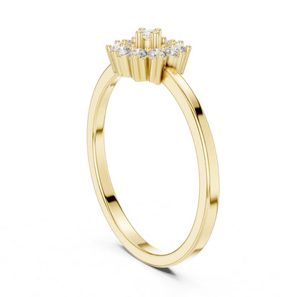Riora Moissanite oval cut engagement ring with solitaire setting, bridal wedding promise ring for her, showcasing the sparkling gemstone.
