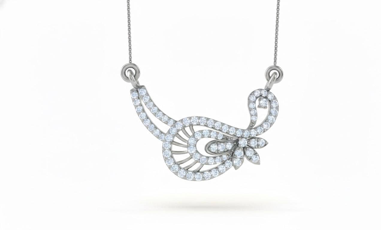 Riora elegant gold moissanite leaf necklace, dainty minimalist bridal jewelry, perfect for wedding or special gift for her