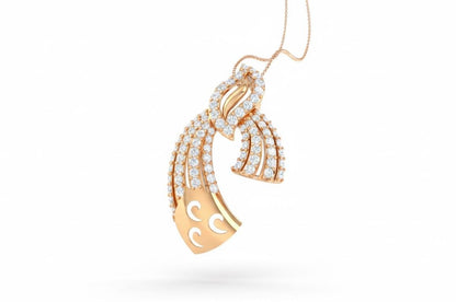 Moissanite Celestial Pendant Necklace | Hypoallergenic Adjustable Chain | Gold, Rose Gold, Silver