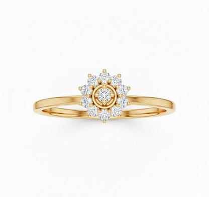 Riora Moissanite diamond engagement ring with oval cut solitaire setting, elegant bridal wedding gift for her.